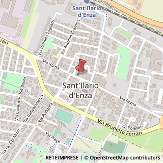 Mappa Via Roma, 35, 42049 Sant'Ilario d'Enza, Reggio nell'Emilia (Emilia Romagna)