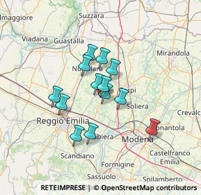 Mappa Via Cuneo, 42015 Correggio RE, Italia (9.87923)