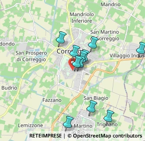 Mappa Via Cuneo, 42015 Correggio RE, Italia (1.62091)