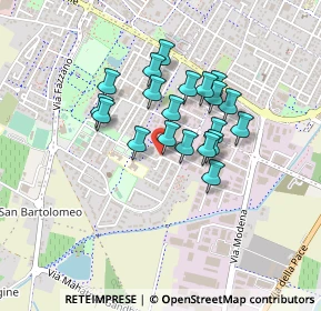 Mappa Via Cuneo, 42015 Correggio RE, Italia (0.331)