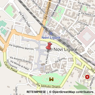 Mappa Via Paolo Giacometti, 39, 15067 Novi Ligure, Alessandria (Piemonte)