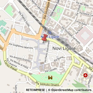 Mappa Via Camillo Benso Cavour, 15, 15067 Novi Ligure, Alessandria (Piemonte)