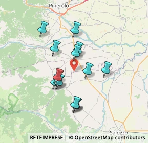 Mappa Via Cursaglie, 10061 Cavour TO, Italia (6.115)