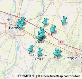 Mappa Via Roberto Rossellini, 42049 Sant'Ilario d'Enza RE, Italia (5.81235)