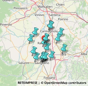 Mappa Via Roda Marcellino, 12035 Racconigi CN, Italia (10.336)