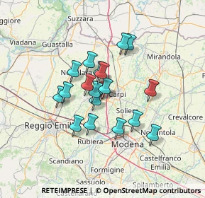 Mappa Via Europa, 42015 Correggio RE, Italia (10.48056)