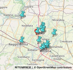Mappa Via Europa, 42015 Correggio RE, Italia (10.50769)