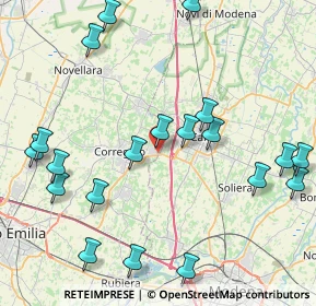 Mappa Via Europa, 42015 Correggio RE, Italia (10.0955)