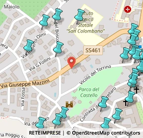 Mappa Via G. Mazzini, 29022 Bobbio PC, Italia (0.196)