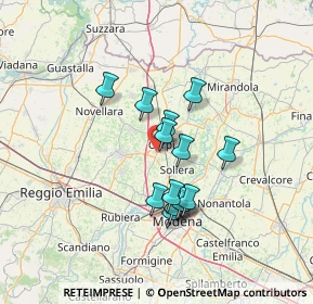 Mappa P.le Gorizia, 41012 Carpi MO, Italia (10.88643)