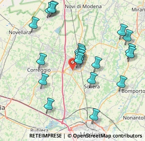 Mappa P.le Gorizia, 41012 Carpi MO, Italia (8.37)