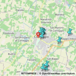 Mappa Via Indipendenza, 42015 Correggio RE, Italia (1.81636)