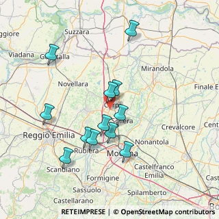 Mappa Via Montecassino, 41012 Carpi MO, Italia (14.0925)