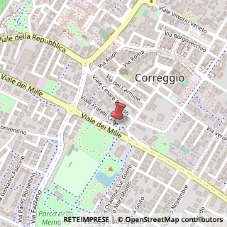 Mappa Via Fratelli Cervi, 9, 42015 Correggio, Reggio nell'Emilia (Emilia Romagna)