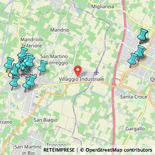 Mappa Via del Lavoro, 42015 Correggio RE, Italia (3.295)