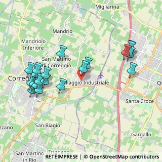Mappa Via del Lavoro, 42015 Correggio RE, Italia (2.252)
