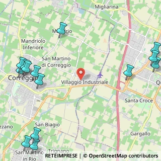 Mappa Via del Lavoro, 42015 Correggio RE, Italia (3.47571)