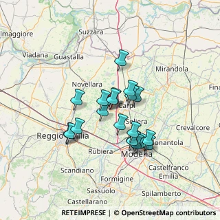 Mappa Via del Lavoro, 42015 Correggio RE, Italia (10.9145)