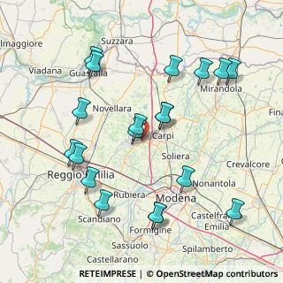 Mappa Via del Lavoro, 42015 Correggio RE, Italia (17.03895)