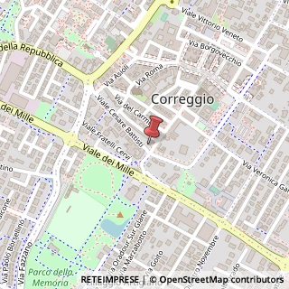Mappa Corso Cavour, 20, 42015 Correggio, Reggio nell'Emilia (Emilia Romagna)