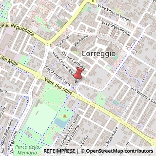 Mappa Corso Cavour, 22, 42015 Correggio, Reggio nell'Emilia (Emilia Romagna)