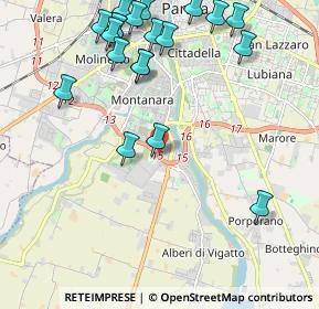 Mappa Tangenziale Sud, 43126 Parma PR, Italia (2.572)