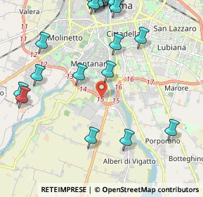 Mappa Tangenziale Sud, 43126 Parma PR, Italia (2.77)