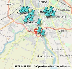 Mappa Tangenziale Sud, 43126 Parma PR, Italia (1.90438)