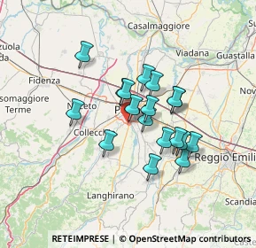 Mappa Tangenziale Sud, 43126 Parma PR, Italia (10.41889)