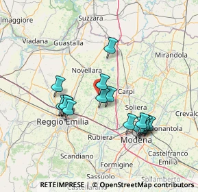 Mappa Via Fratelli Cervi, 42015 Correggio RE, Italia (13.41)