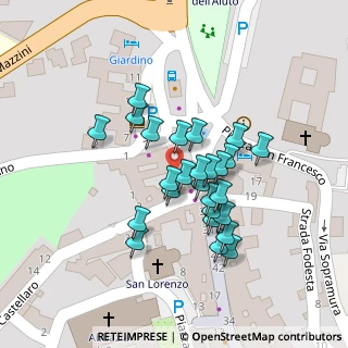 Mappa Piazza S. Francesco, 29022 Bobbio PC, Italia (0.045)