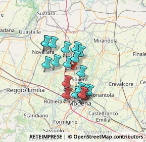 Mappa Via Vincenzo Gioberti, 41012 Carpi MO, Italia (10.478)