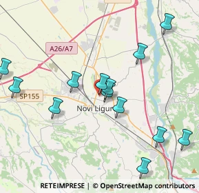 Mappa Via Isonzo, 15067 Novi Ligure AL, Italia (4.65071)