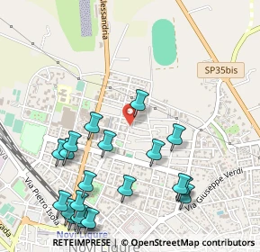 Mappa Via Isonzo, 15067 Novi Ligure AL, Italia (0.6395)