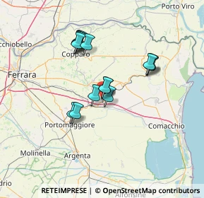 Mappa Piazza Trento Trieste, 44027 Migliarino FE, Italia (11.55133)