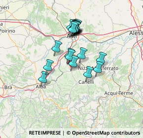 Mappa Strada Balau, 14055 Boglietto AT, Italia (11.2215)