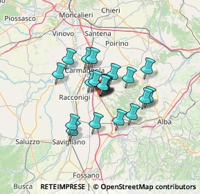 Mappa Via A. Sarti, 12048 Sommariva del Bosco CN, Italia (9.042)