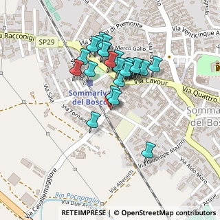 Mappa Via A. Sarti, 12048 Sommariva del Bosco CN, Italia (0.2)