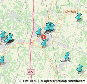 Mappa Via Vasco da Gama, 41012 Carpi MO, Italia (4.95125)