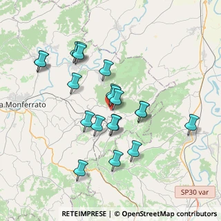 Mappa Strada Provinciale, 14046 Mombaruzzo AT, Italia (3.4455)