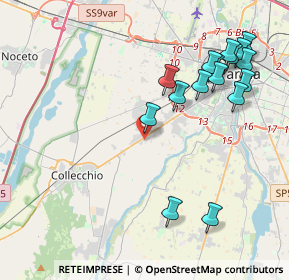 Mappa Strada privata dell' Industria, 43044 Collecchio PR, Italia (4.64563)