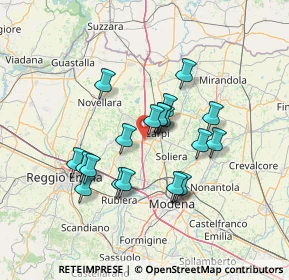 Mappa SS 468R, 41012 Carpi MO, Italia (11.6395)
