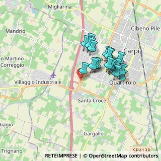 Mappa SS 468R, 41012 Carpi MO, Italia (1.493)