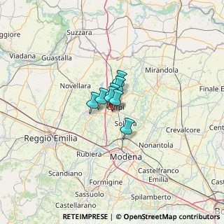 Mappa Via Fosse Ardeatine, 41012 Carpi MO, Italia (26.78455)