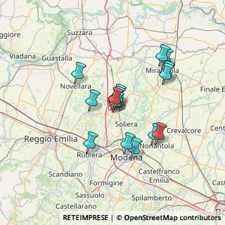 Mappa Via Fosse Ardeatine, 41012 Carpi MO, Italia (11.912)