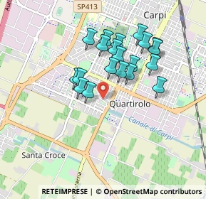Mappa Via Fosse Ardeatine, 41012 Carpi MO, Italia (0.7785)