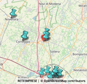 Mappa Via Fosse Ardeatine, 41012 Carpi MO, Italia (10.217)