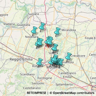 Mappa Via Monte Bianco, 41012 Carpi MO, Italia (10.326)