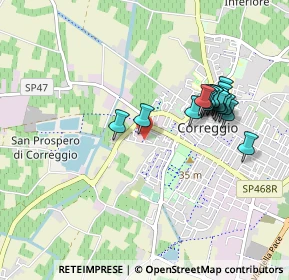 Mappa Via del Conventino, 42015 Correggio RE, Italia (0.86882)