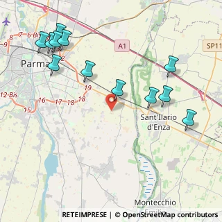 Mappa Strada Viazza di Martorano, 43123 Parma PR, Italia (5.02917)